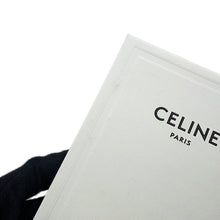 将图像加载到图库查看器中，CELINE Compact Wallet Triomphe Stamp Soft Tongue / Soft CreamL100H2O54.GHD1 Supple Grained Calf Leather
