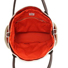 将图像加载到图库查看器中，HERMES Sucked Pansage Groom Beige・Sabour/Feu Toile Chevrons Canvas
