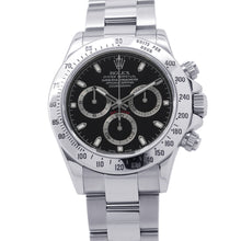 Load image into Gallery viewer, ROLEX Cosmograph Daytona W40mm Stainless Steel Black Dial116520
