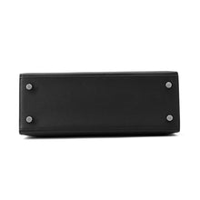 将图像加载到图库查看器中，HERMES Kelly Sellier Black Epsom Size 25
