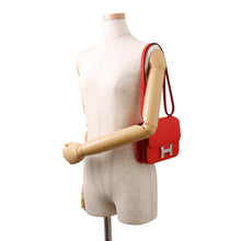 将图像加载到图库查看器中，HERMES Constance Miroir Rouge Ladue Epsom Size Mini
