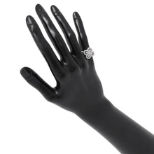 将图像加载到图库查看器中，HARRY WINSTON Mini Loop, Full Motif, Ring Size Approximately 8thFRDPRP1ML4C Pt950
