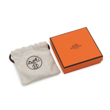 将图像加载到图库查看器中，HERMES ClicH Drawn in by the charm of Orpheus Size PM White/Silver Metal Enamel
