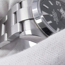 将图像加载到图库查看器中，ROLEX Explorer 36 W36mm Stainless Steel Black Dial124270
