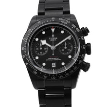 Load image into Gallery viewer, TUDOR Heritage Black Bay Chrono Dark Limited Edition (1181 pieces) W41mm Stainless Steel Black Dial79360DK

