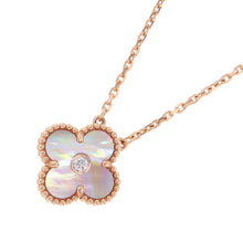 将图像加载到图库查看器中，Van Cleef &amp; Arpels Vintage Alhambra Necklace 2025 Holiday CollectionVCARPMOP00 18K Pink Gold

