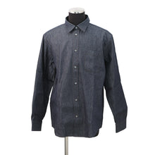 Load image into Gallery viewer, HERMES Denim shirt Size 42 Indigo Cotton100%

