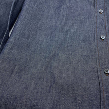 将图像加载到图库查看器中，HERMES Denim shirt Size 42 Indigo Cotton100%
