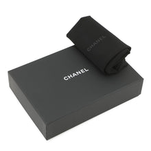 Load image into Gallery viewer, CHANEL CC Logo Chain Wallet White Caviar Leather
