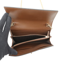 将图像加载到图库查看器中，GUCCI Jackie 1961 Chain Wallet Beige/Brown652681 GG Supreme/Leather
