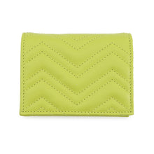 Load image into Gallery viewer, GUCCI GG Marmont Bifold Wallet Light Green466492 Leather
