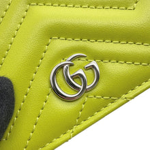 Load image into Gallery viewer, GUCCI GG Marmont Bifold Wallet Light Green466492 Leather
