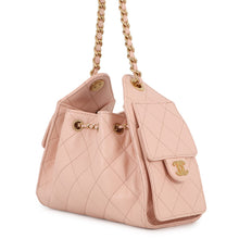 将图像加载到图库查看器中，CHANEL CHANEL25 ChainShoulder Bag PinkAS5631 Caviar Leather Size Mini
