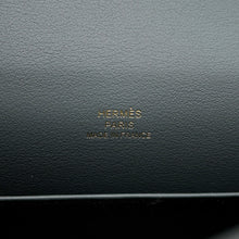 将图像加载到图库查看器中，HERMES PochetteKelly Vert Mangrove Swift Leather
