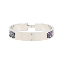 将图像加载到图库查看器中，HERMES ClicHH/Ceraphet Fan Bracelet Navy Metal Enamel
