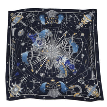 Load image into Gallery viewer, HERMES Giant Square Chorus Stellarum Spring/Summer 2025 Size 140 Marine/Indigo/White Cashmere70% Silk30%
