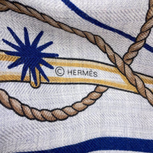 Load image into Gallery viewer, HERMES Giant Square Chorus Stellarum Spring/Summer 2025 Size 140 Gris Cine / Green / Multicolor Cashmere70% Silk30%
