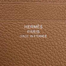 Load image into Gallery viewer, HERMES HSellier Horizontal Card Case Gold Evercolor
