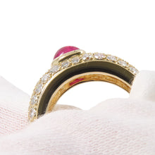 将图像加载到图库查看器中，CARTIER Mimistar Ring Size 51/#11 18K Yellow Gold
