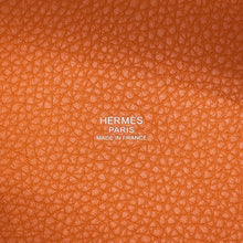 将图像加载到图库查看器中，HERMES Picotin Lock Orange minyan Taurillon Clemence Size PM
