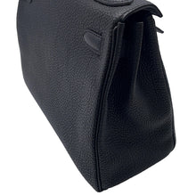 将图像加载到图库查看器中，HERMES Kelly Retourne Black Togo Leather Size 28
