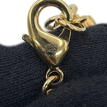 Load image into Gallery viewer, CHANEL CC Logo Stone Crush Chain Logo Necklace Gold Gold Plated Rhinestone Faux Pearl
