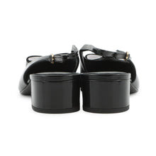 Load image into Gallery viewer, CHANEL slingback shoes BlackG46549 B20973 94305 Patent Leather Size 38
