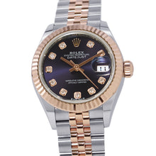 Load image into Gallery viewer, ROLEX Lady-Datejust W28mm Stainless Steel K18PG Aubergine Dial279171G
