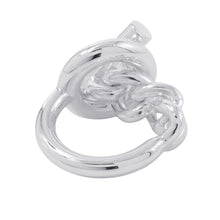 将图像加载到图库查看器中，HERMES Croisette Ring Size GM/51/#11 SV925
