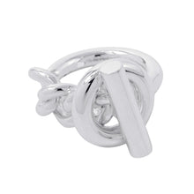 Load image into Gallery viewer, HERMES Croisette Ring Size GM/51/#11 SV925
