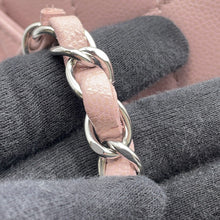 Load image into Gallery viewer, CHANEL Matelasse W flap WChainShoulder Bag PinkA01112 Caviar Leather Size 25
