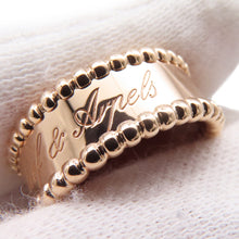 将图像加载到图库查看器中，Van Cleef &amp; Arpels Perlée Senior Tulle Ring Size 51/#11VCARN32400/VCARN32451 18K Pink Gold
