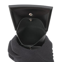 将图像加载到图库查看器中，HERMES Calvi Duo Black Box Calf Leather
