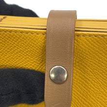 Load image into Gallery viewer, CELINE Accordion Card Case Yellow104323 Leather
