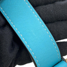 Load image into Gallery viewer, LOEWE Anagram basket bag Light Blue/Natural327.02.S93 Raffia Leather Size Small
