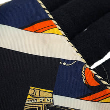 Load image into Gallery viewer, HERMES Twilly Springs Springs Bague Fall/Winter 2022 Black/Orange/Cream Silk100%
