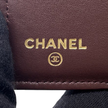 将图像加载到图库查看器中，CHANEL Matelasse Classic Small Flap Wallet BlackAP0230 Caviar Leather
