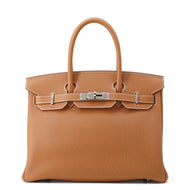 HERMES Birkin Gold Togo Leather Size 30