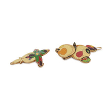 将图像加载到图库查看器中，LOUIS VUITTON Barrette Flower Hat Man/Panda MulticolorM92595 Metal
