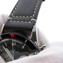 Load image into Gallery viewer, BREITLING Classic AVI REF. 765 Re-Edition W41mm Stainless Steel Leather Black DialAB09451A1B1X1
