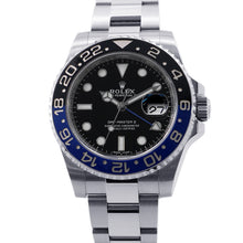 Load image into Gallery viewer, ROLEX GMT MasterII W40mm Stainless Steel Black Dial116710BLNR
