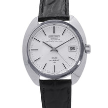 将图像加载到图库查看器中，SEIKO King SEIKO Superior Chronometer Hi-Beat Medallion W37mm Stainless Steel Gold Plated Leather Silver Dial4502-8010

