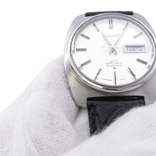 Load image into Gallery viewer, SEIKO Roadmatic W35mm Stainless Steel Leather Silver Dial5606-7130
