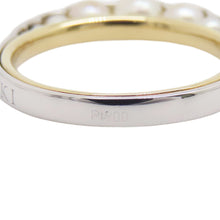 Load image into Gallery viewer, TASAKI Liquid Sculpture Pearl Ring Size Approximately No. 10 K18YG Pt900
