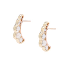 Load image into Gallery viewer, TASAKI Liquid Sculpture Pearl Earrings Pt900 K18YG K18PG
