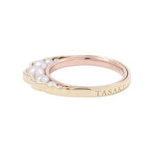 Load image into Gallery viewer, TASAKI Liquid Sculpture Pearl Ring Size Approximately No. 10 K18YG K18PG Pt900
