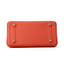 将图像加载到图库查看器中，HERMES Birkin Shadow Sanguine Swift Leather Size 25
