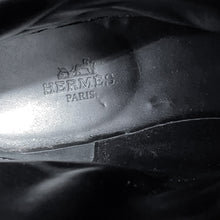 Load image into Gallery viewer, HERMES Fuji Ex-Libs Boots White/Black Leather Size 36 1/2
