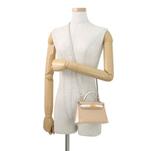 Load image into Gallery viewer, HERMES Mini Kelly2 SPO Gris Tourterelle/Nata Chevre Myzore Goatskin
