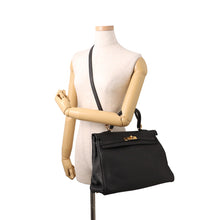 Load image into Gallery viewer, HERMES Kelly Retourne Black Togo Leather Size 35
